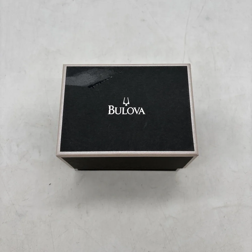 Bulova Watch Box 4.5x4x3.25x3. No Watch Box Only Flawed